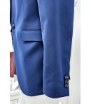 giacca Uomo, Bluette, Qualità Lana Wool e Viscosa, Marca Carlo Pignatelli