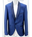 Giacca Uomo, Bluette, Qualità Lana Wool E Viscosa, Marca Magnani