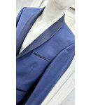 Giacca Uomo, Bluette, Qualità Lana Wool E Viscosa, Marca Magnani