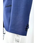 Giacca Uomo, Bluette, Qualità Lana Wool E Viscosa, Marca Magnani