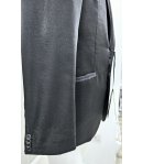 Giacca Uomo, Nera Lucida, Qualità Lana Wool Fredda E Viscosa, Marca Carlo Pignatelli