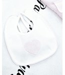 Coordinato Per Neonata, Colore Rosa, Qualità Filo Di Cotone Estivo, Marca Teneri E Belli
