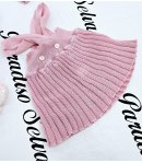 Coordinato Per Neonata, Colore Rosa e Bianco, Qualità Filo Di Cotone, Marca Prime Emozioni