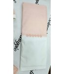 Coordinato Per Neonata Prima Uscita, Rosa e Panna, Qualità Cotone, Marca Hophopla