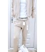 Completo Uomo, Beige, Qualità Cotone Elasticizzato, Marca Chroy