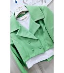 Completino Bimba, Verde Tiffany, Qualità Cotone Elasticizzato, Marca Kitty