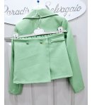 Completino Bimba, Verde Tiffany, Qualità Cotone Elasticizzato, Marca Kitty