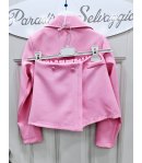 Completino Bimba, Rosa, Qualità Cotone Elasticizzato, Marca Kitty