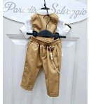 Completino Baby, Colore Kaki, Qualità Cotone Elasticizzato, Marca Nazareno Gabrielli