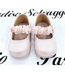 Scarpa Bambolina, Rosa, Qualità Ecopelle, Marca Giardino d'oro