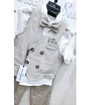 completino Bimbo, Beige, Qualità Cotone, Marca Nazareno Gabrielli