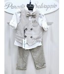 completino Bimbo, Beige, Qualità Cotone, Marca Nazareno Gabrielli