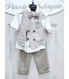 completino Bimbo, Beige, Qualità Cotone, Marca Nazareno Gabrielli