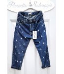 jeans Bimbo, Colore Jinsato Operato, Qualità Cotone, Marca Victoria