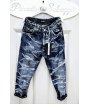 jeans Bimbo, Colore Jinsato Operato, Qualità Cotone, Marca Victoria