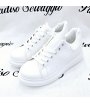 Sneakers Uomo, Colore Bianca, Qualità Ecopelle, Marca Icciro