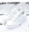 Sneakers Uomo, Colore Bianca, Qualità Ecopelle, Marca Icciro