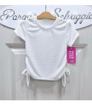 maglia Bimba E Teenagers, Colore Bianco, Qualità Poliviscon, Marca New Collezione