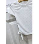 maglia Bimba E Teenagers, Colore Bianco, Qualità Poliviscon, Marca New Collezione