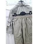 Completo Bimbo E Junior , Colore Verdino, Qualità Cotone E Viscosa, Marca Nazareno Gabrielli