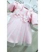 Abitino Baby , Colore Rosa Confetto, Qualità Poliviscon, Marca Ciao Bimba