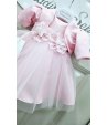 Abitino Baby , Colore Rosa Confetto, Qualità Poliviscon, Marca Ciao Bimba