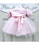 Abitino Baby , Colore Rosa Confetto, Qualità Poliviscon, Marca Ciao Bimba