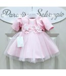 Abitino Baby , Colore Rosa Confetto, Qualità Poliviscon, Marca Ciao Bimba