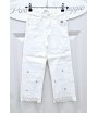 Jeans Bimba E Teenagers , Colore Bianco, Qualità Cotone Elasticizzato, Marca Lolli