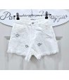 Short Bimba E Teenagers , Colore Bianco, Qualità Cotone Elasticizzato, Marca Lolli