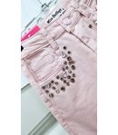 Jeans Bimba E Teenagers , Colore Rosa, Qualità Cotone Elasticizzato, Marca Miss Bellina