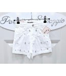 Short Bimba E Teenagers , Colore Bianco, Qualità Cotone Elasticizzato, Marca miss Bellina