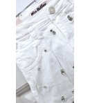 Short Bimba E Teenagers , Colore Bianco, Qualità Cotone Elasticizzato, Marca miss Bellina