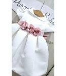 Abitino Baby Cerimonia E Battesimo , Colore Bianco, Qualità Cotone Poliestere E Cotone, Marca Klaiadi