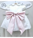 Abitino Baby Cerimonia E Battesimo , Colore Bianco, Qualità Cotone Poliestere E Cotone, Marca Klaiadi