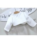 Abitino Baby Cerimonia E Battesimo , Colore Bianco E Rosa, Qualità Viscosa E Poliestere, Marca Klaiadi