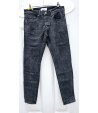 jeans Uomo , Colore Nero Slavato, Qualità Cotone Elasticizzato, Marca Bruno Leoni