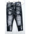 jeans Uomo , Colore Nero E Bianco, Qualità Cotone Elasticizzato, Marca Bruno Leoni