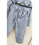 Completo Cerimonia Bambino Carta da Zucchero 3 Pezzi con Giacca Taglio Spagnolo e Pantalone con Coulisse, Nazareno Gabrielli