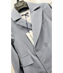 Completo Cerimonia Bambino Carta da Zucchero 3 Pezzi con Giacca Taglio Spagnolo e Pantalone con Coulisse, Nazareno Gabrielli