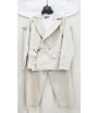 Completo Cerimonia Bambino e Ragazzo Beige 3 Pezzi con Giacca Elegante e Pantalone con Coulisse, Nazareno Gabrielli