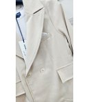Completo Bimbo Bambino Beige con Giacca Due Bottoni, Maglia Cotone Elasticizzata e Pantalone con Elastico, Nazareno Gabrielli