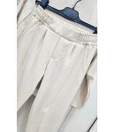 Completo Bimbo Bambino Beige con Giacca Due Bottoni, Maglia Cotone Elasticizzata e Pantalone con Elastico, Nazareno Gabrielli