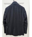 Abito Uomo Cerimonia e 18° Compleanno Nero con Sciallatura Brillantinata con Strass e Pantalone Slim Taglio Inglese, Emporio