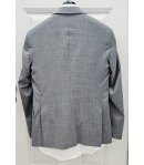 Abito Uomo Elegante Grigio Chiaro Melange in Lana Fredda 4 Stagioni con Giacca Due Bottoni e Pantalone Classico, Manfredi