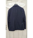 Abito Uomo Bluette in Tessuto Punto Milano Elasticizzato con Giacca Due Bottoni e Pantalone Coordinato Elegante, Emporio