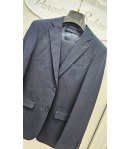 Abito Uomo Bluette in Tessuto Punto Milano Elasticizzato con Giacca Due Bottoni e Pantalone Coordinato Elegante, Emporio