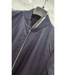 Giubbino Uomo Blu in Tessuto Tecnico Estivo con Zip e Collo in Maglina con Tasche con Cerniera, Webber