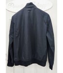 Giubbino Uomo Nero Modello Belstaff con Bottoni e Tasconi Stile Casual Primaverile con Collo Mezzo Coreano, Webber