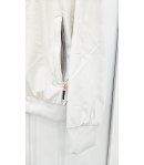 Giubbino Uomo Beige Primaverile in Tessuto Leggero con Zip Collo Coreano Polsini Elasticizzati Tasche con Zip Mityc